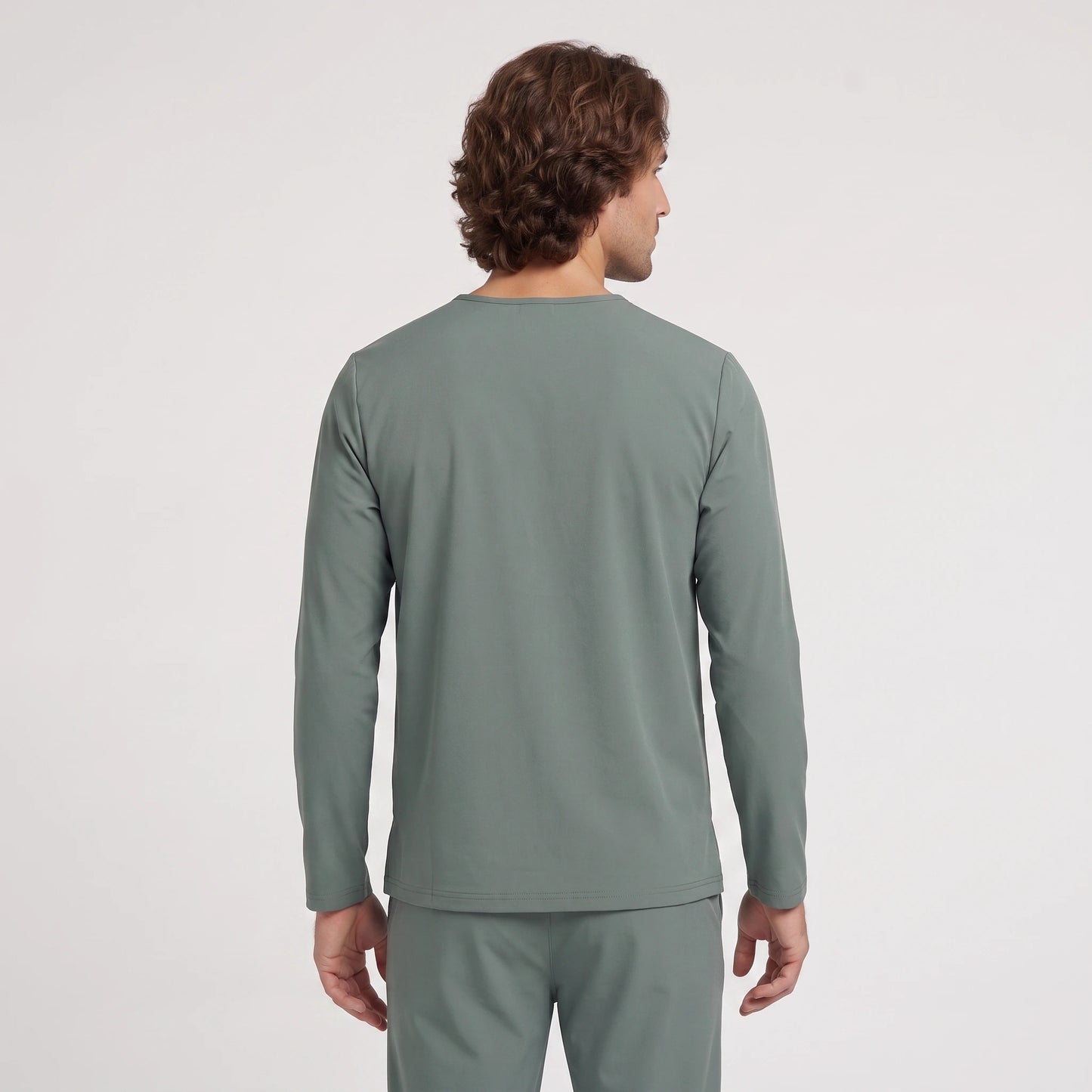 Top Manga Larga Hombre | 2 Pockets