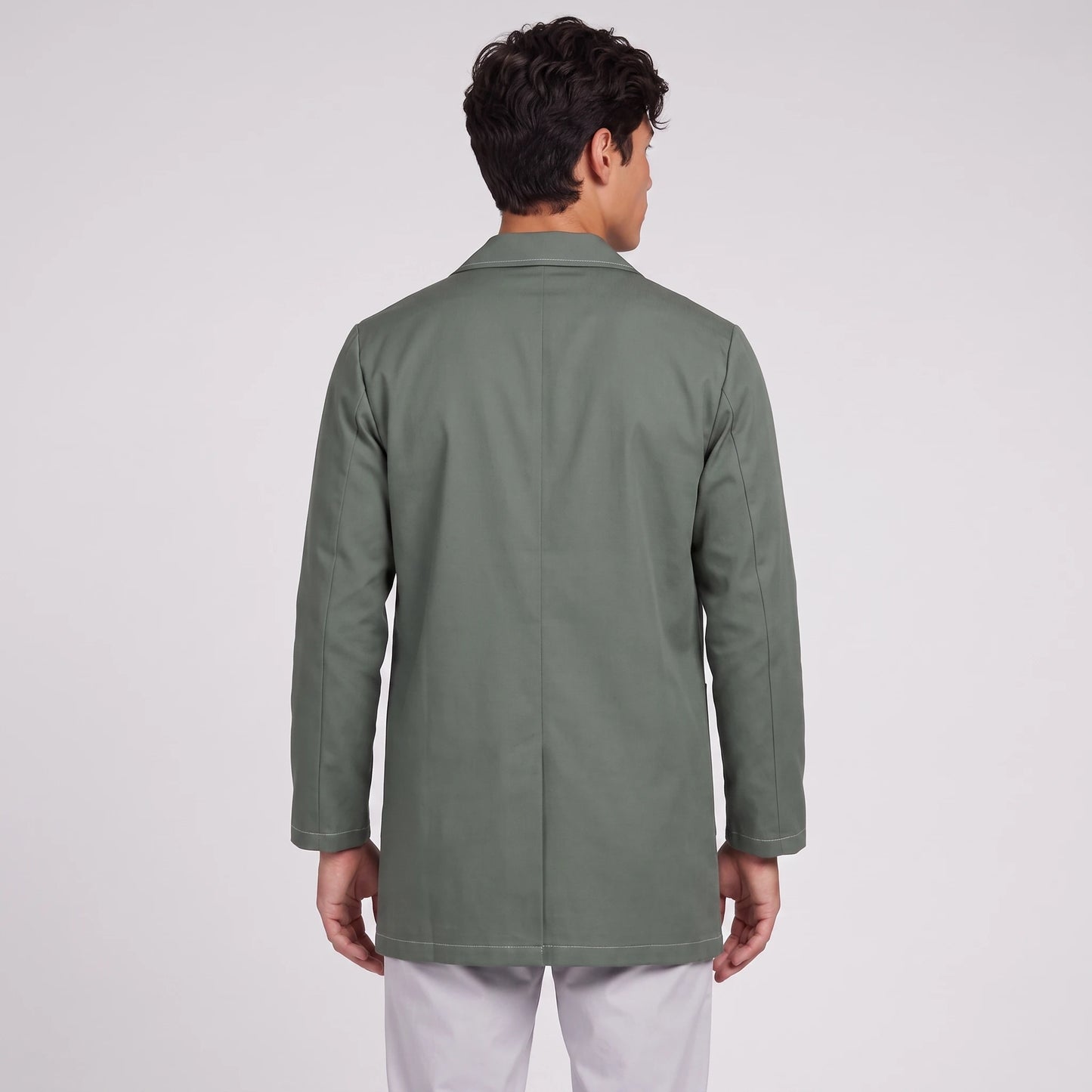 Bata Corta Pespunte Hombre | 3 Pockets
