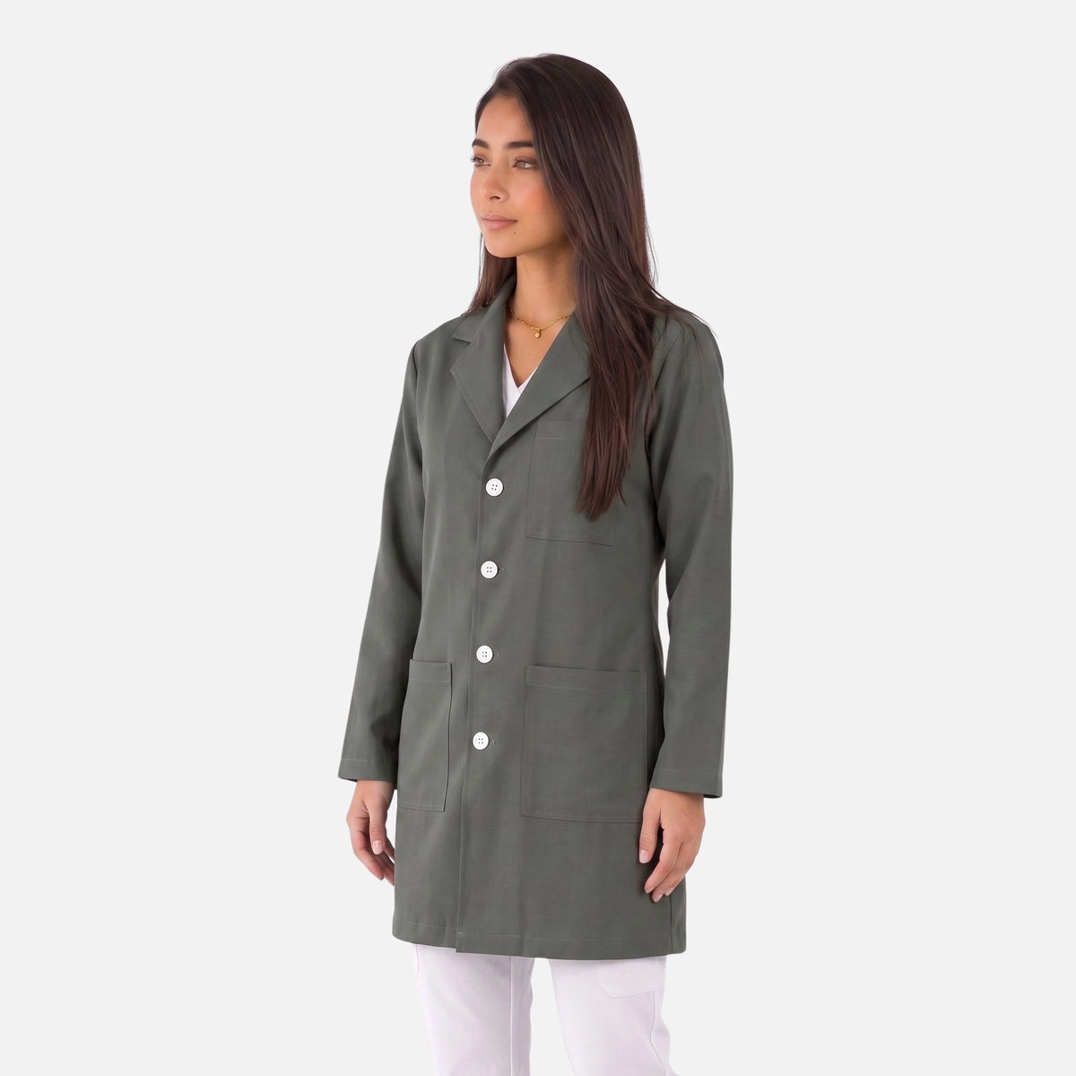 Bata Corta Essential Mujer | 3 Pockets