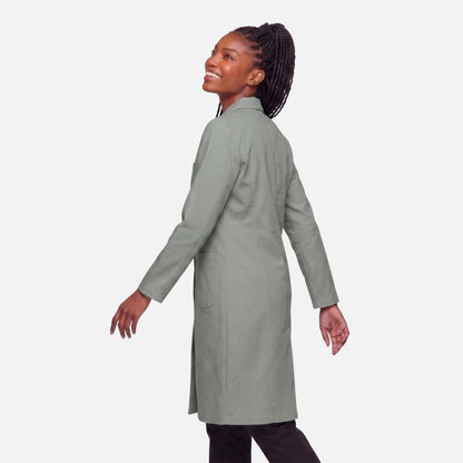 Bata Larga Essential Mujer | 3 Pockets