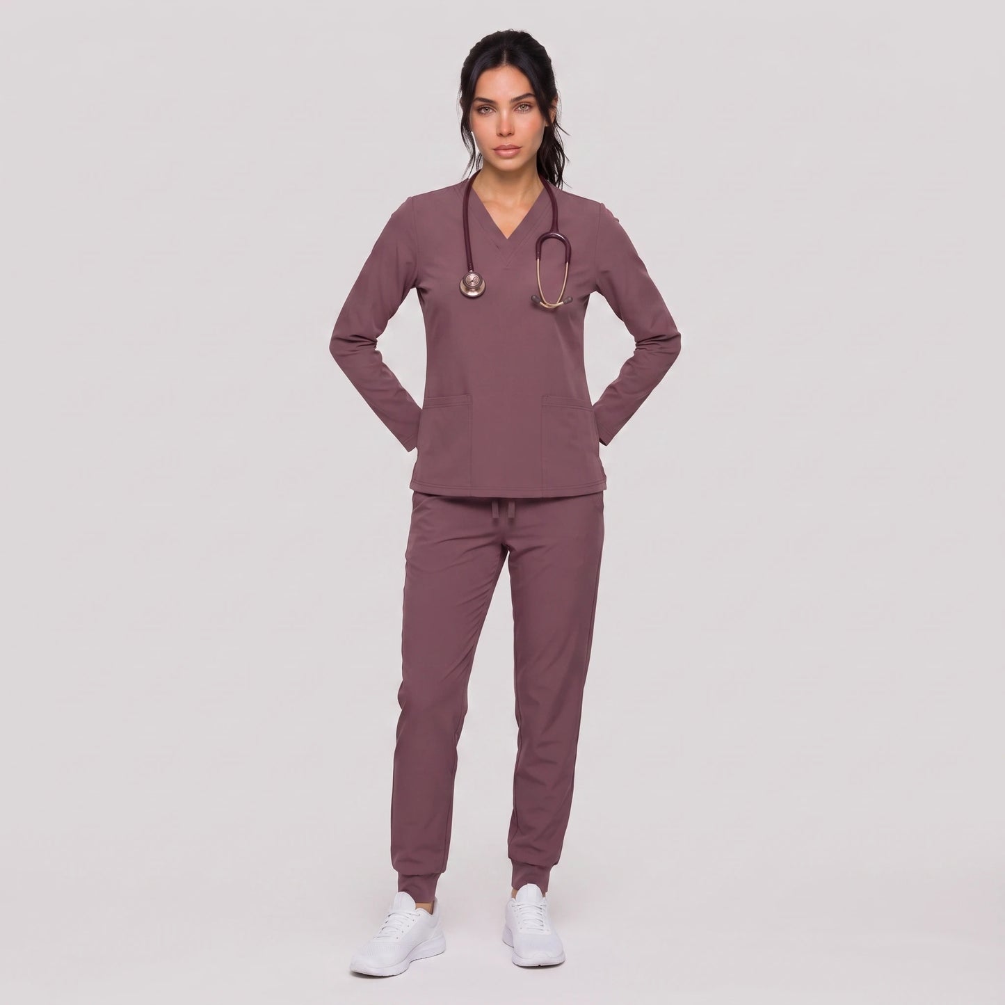Top Manga Larga Mujer | 2 Pockets