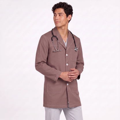 Bata Corta Pespunte Hombre | 3 Pockets