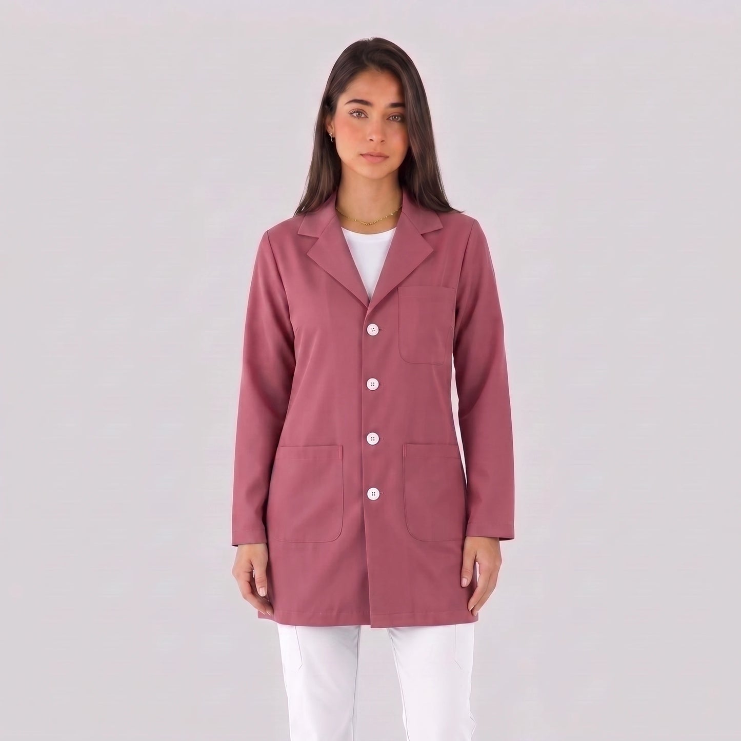 Bata Corta Essential Mujer | 3 Pockets