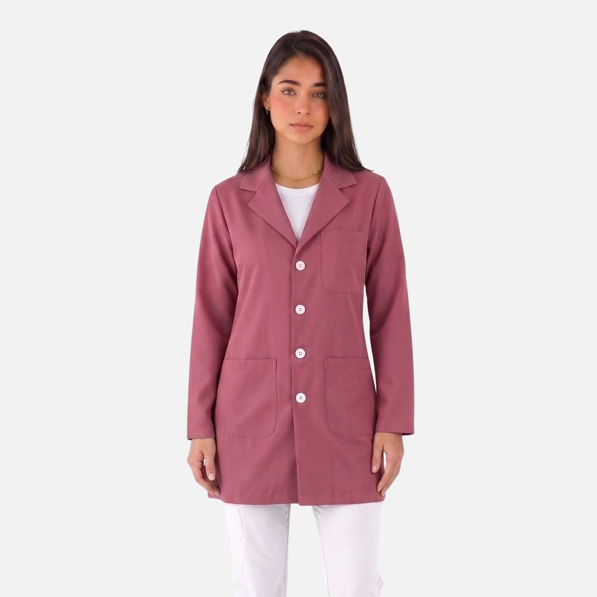 Bata Corta Essential Mujer | 3 Pockets