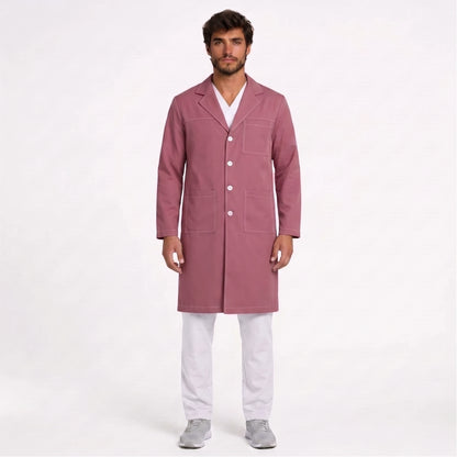 Bata Larga Pespunte Hombre | 3 Pockets