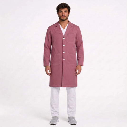 Bata Larga Pespunte Hombre | 3 Pockets
