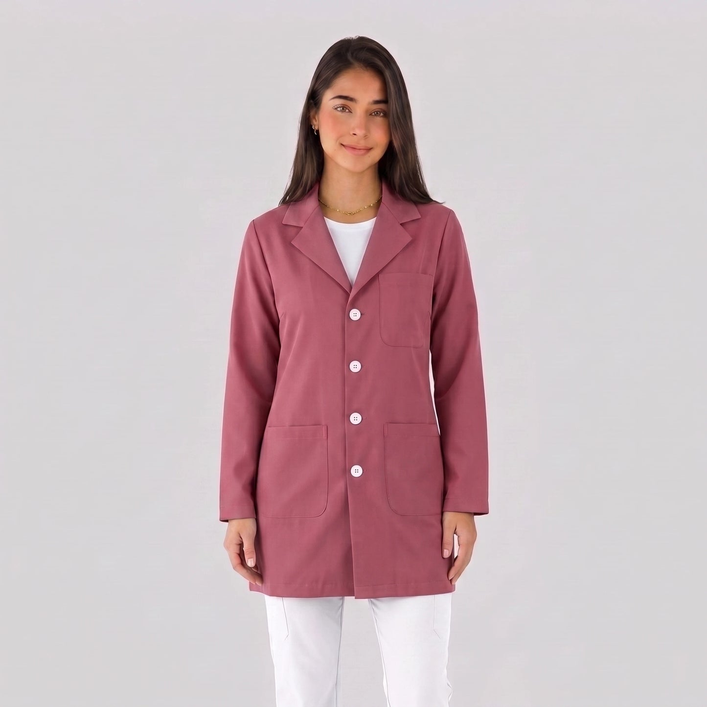 Bata Corta Essential Mujer | 3 Pockets