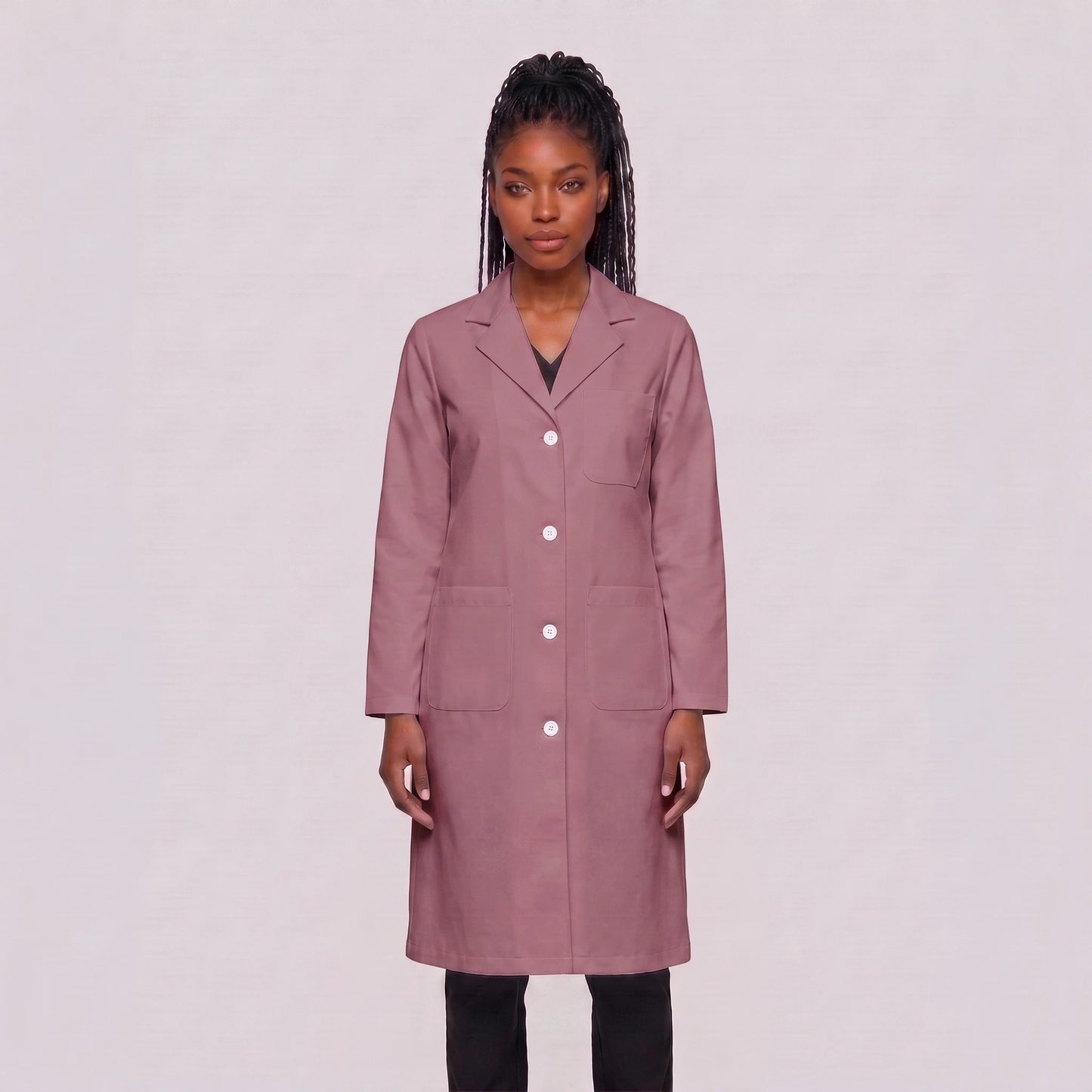 Bata Larga Essential Mujer | 3 Pockets