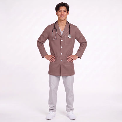 Bata Corta Pespunte Hombre | 3 Pockets