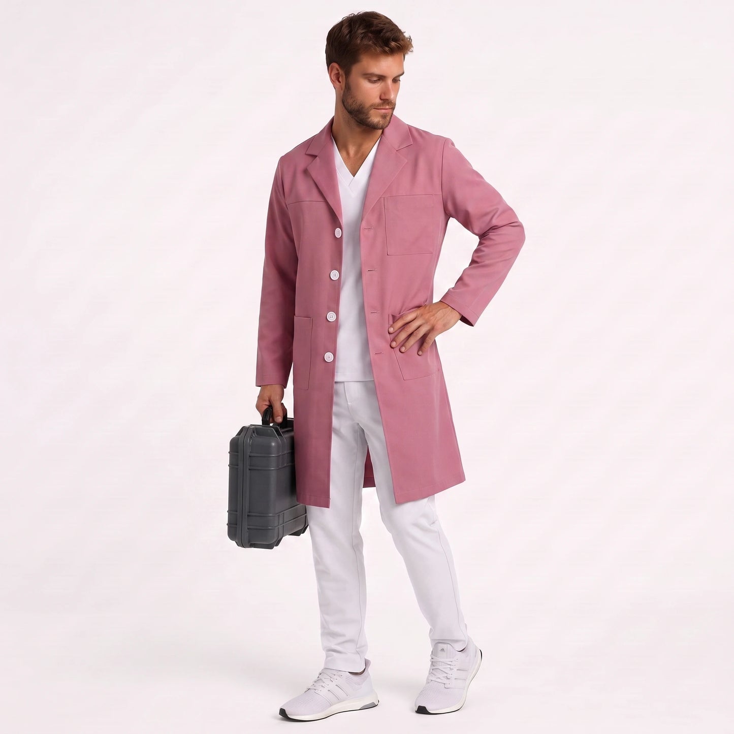 Bata Larga Essential Hombre | 3 Pockets