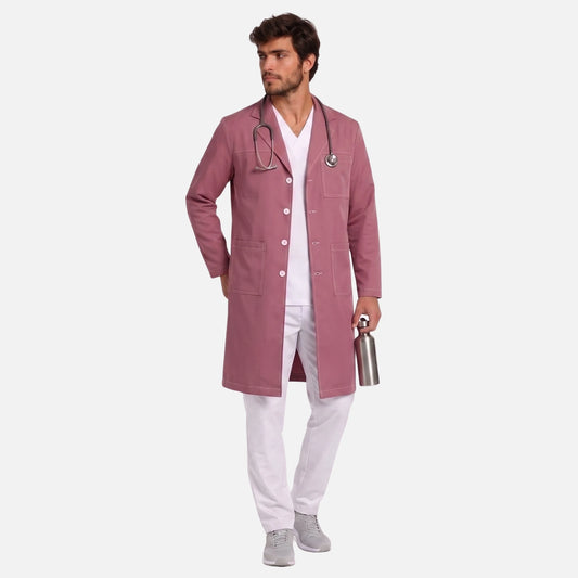 Bata Larga Pespunte Hombre | 3 Pockets