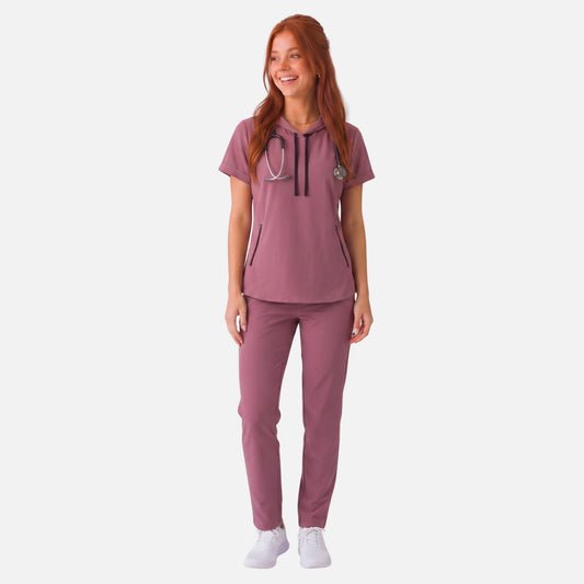 Conjunto Hoodie Mujer | Pantalón Recto 3 Pockets