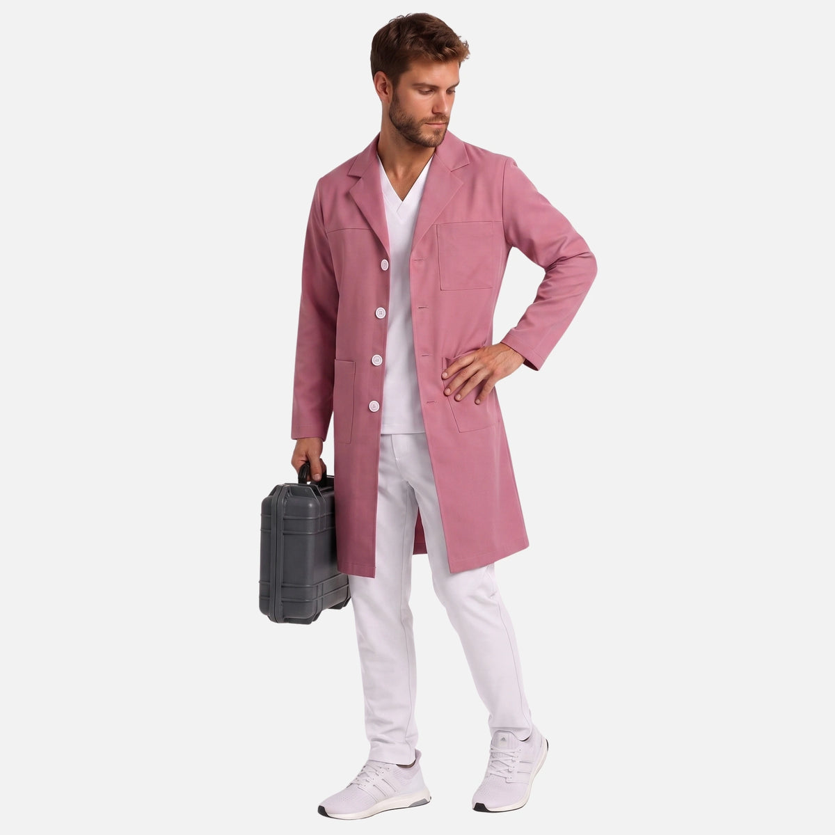 Bata Larga Essential Hombre | 3 Pockets