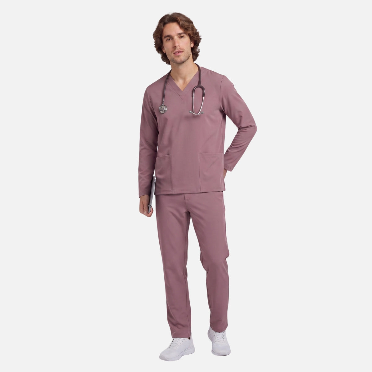 Top Manga Larga Hombre | 2 Pockets