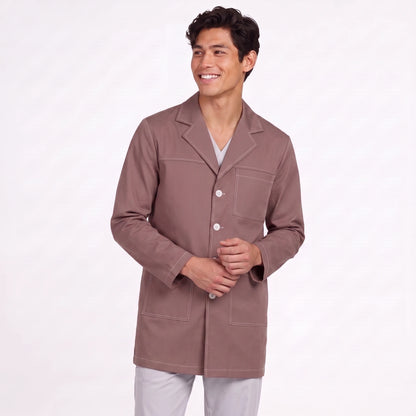 Bata Corta Pespunte Hombre | 3 Pockets
