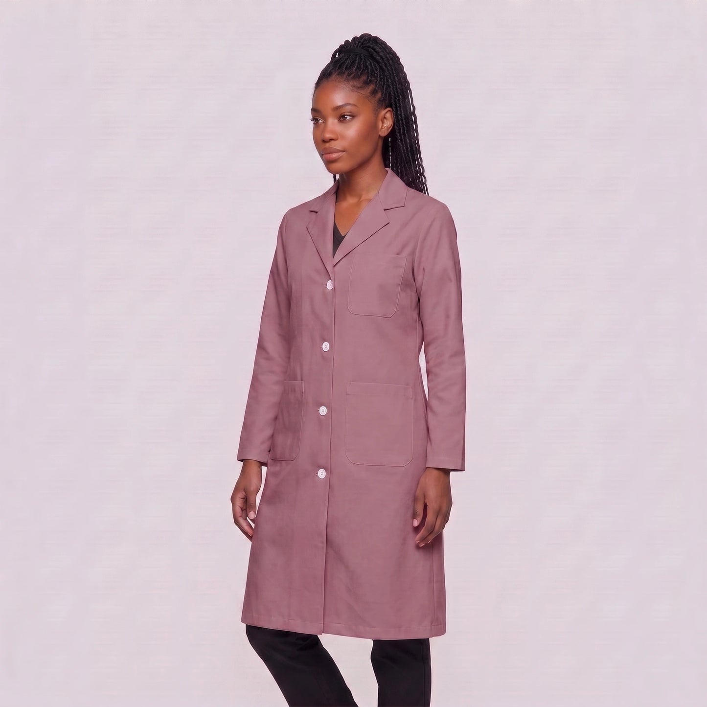 Bata Larga Essential Mujer | 3 Pockets
