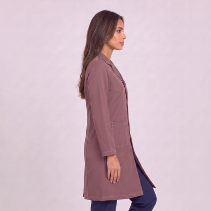 Bata Larga Prepunte Mujer | 3 Pockets