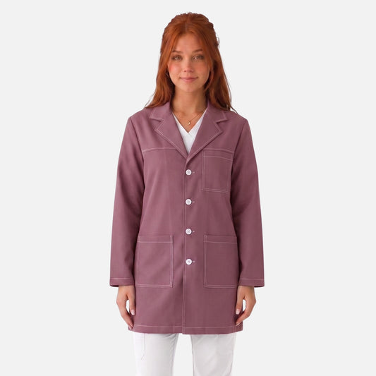 Bata Corta Pespunte Mujer | 3 Pockets
