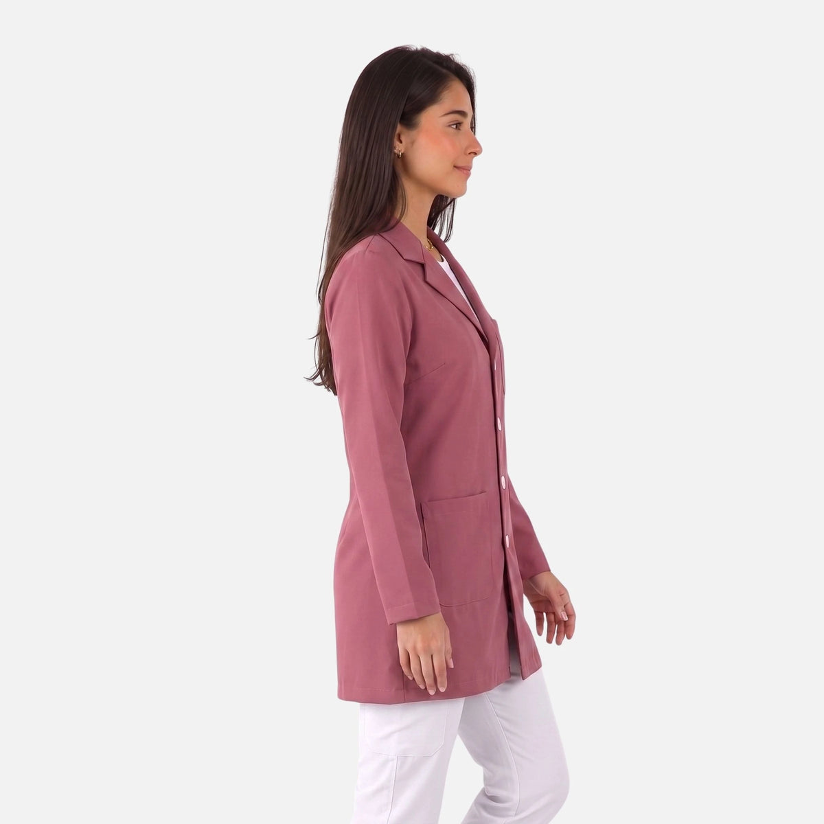 Bata Corta Essential Mujer | 3 Pockets