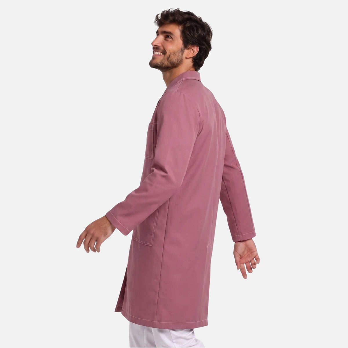 Bata Larga Pespunte Hombre | 3 Pockets