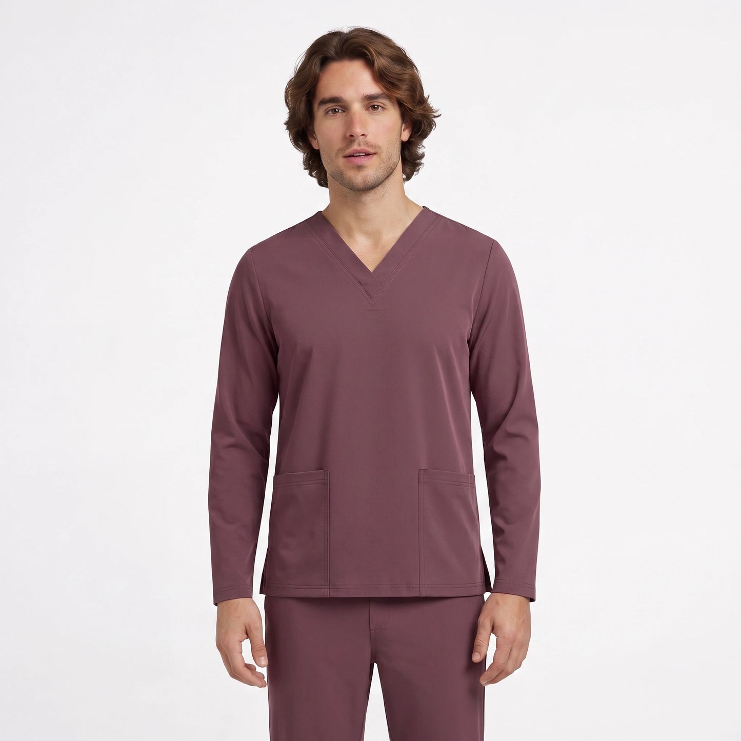 Top Manga Larga Hombre | 2 Pockets