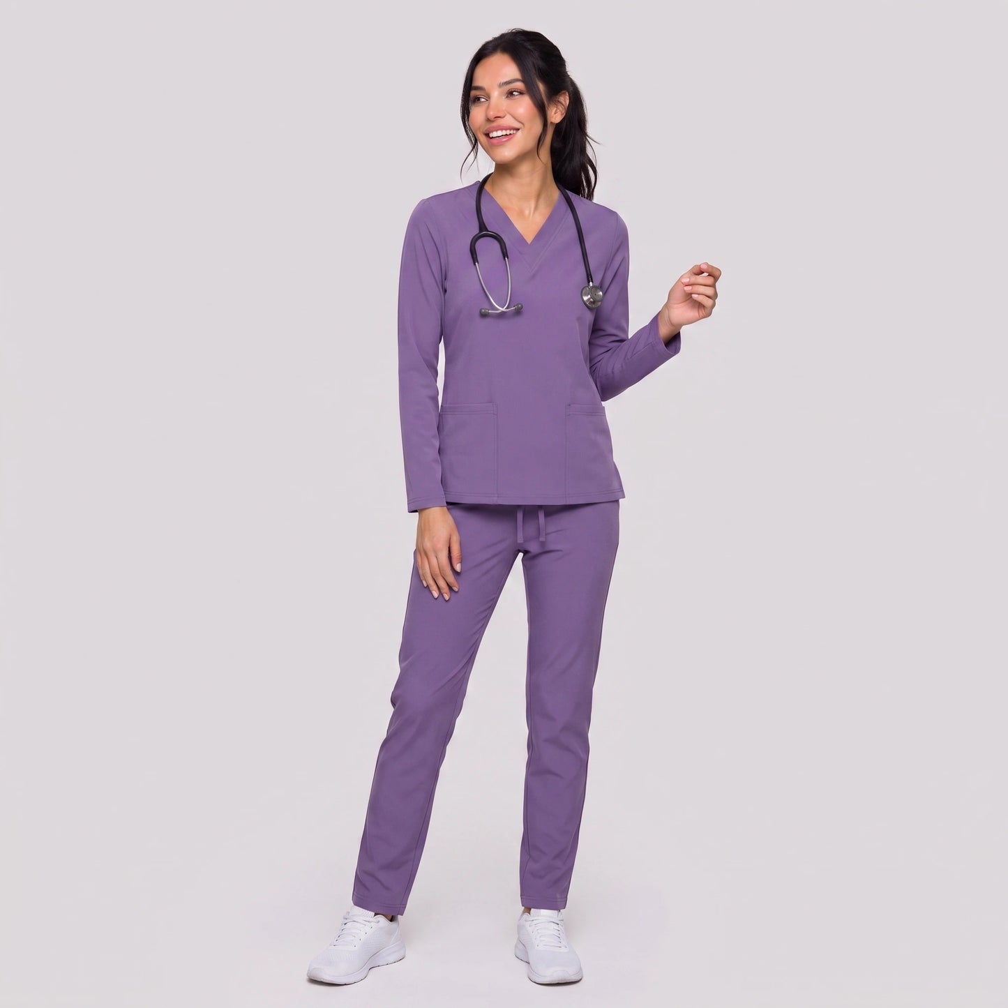 Top Manga Larga Mujer | 2 Pockets
