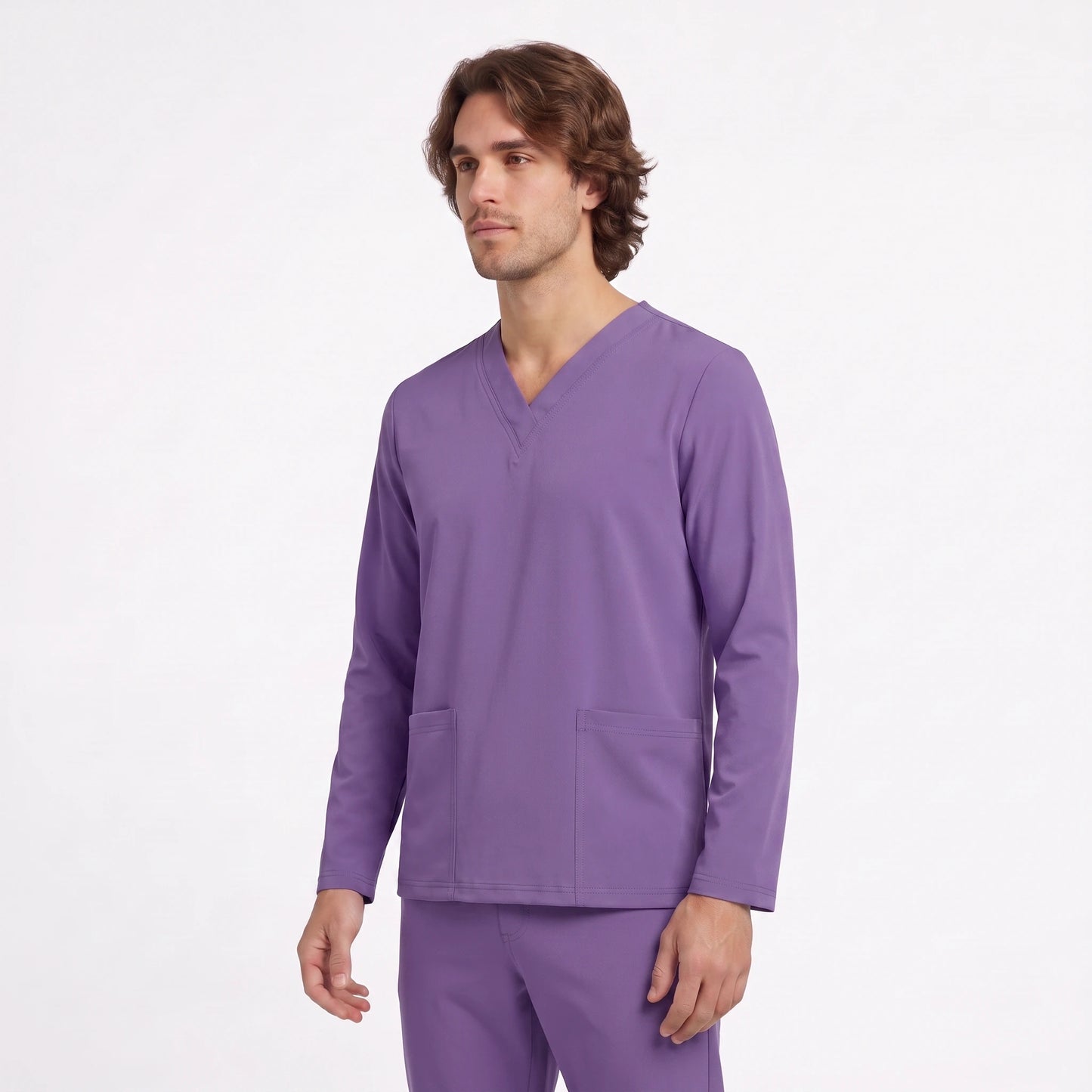 Top Manga Larga Hombre | 2 Pockets