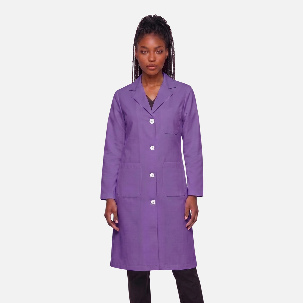 Bata Larga Essential Mujer | 3 Pockets