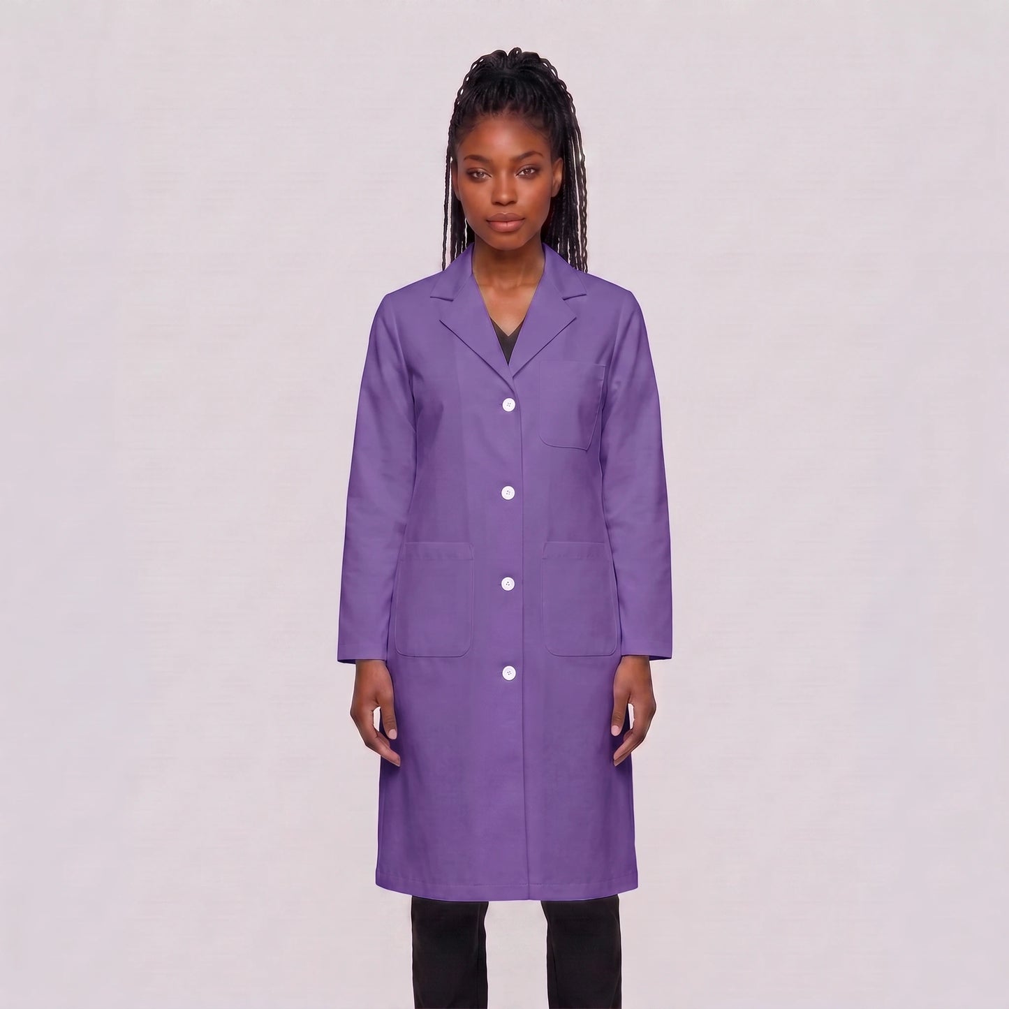 Bata Larga Essential Mujer | 3 Pockets