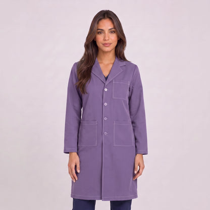 Bata Larga Prepunte Mujer | 3 Pockets