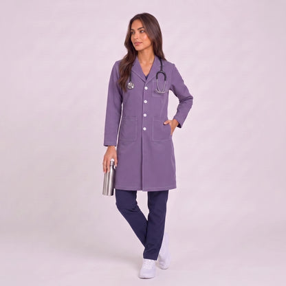 Bata Larga Prepunte Mujer | 3 Pockets