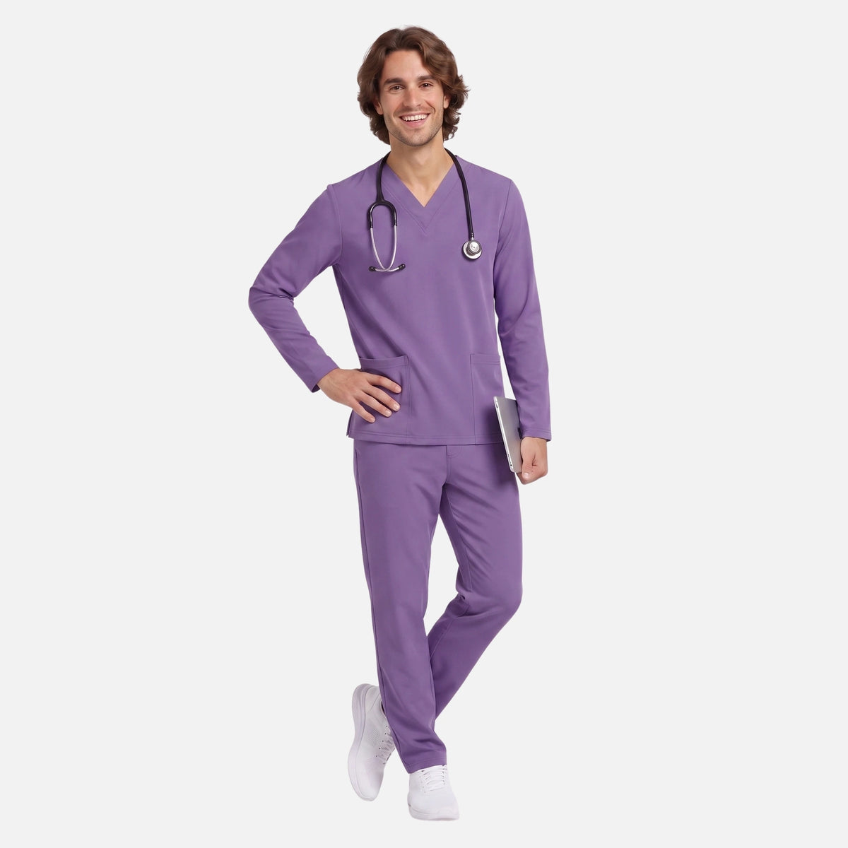 Top Manga Larga Hombre | 2 Pockets