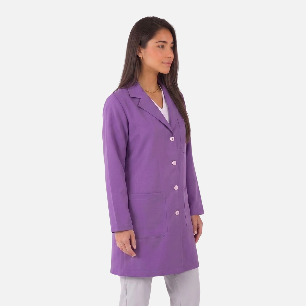 Bata Corta Essential Mujer | 3 Pockets