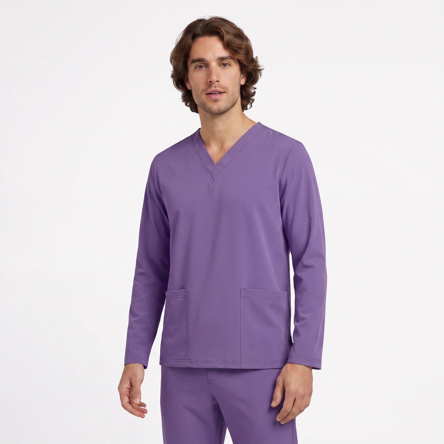Top Manga Larga Hombre | 2 Pockets
