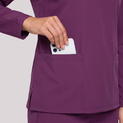 Top Manga Larga Mujer | 2 Pockets