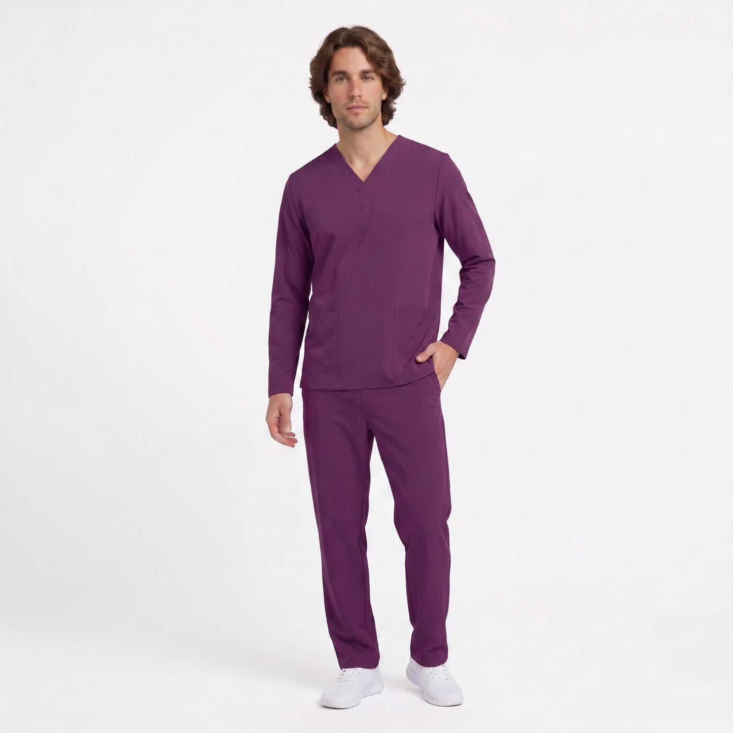 Top Manga Larga Hombre | 2 Pockets