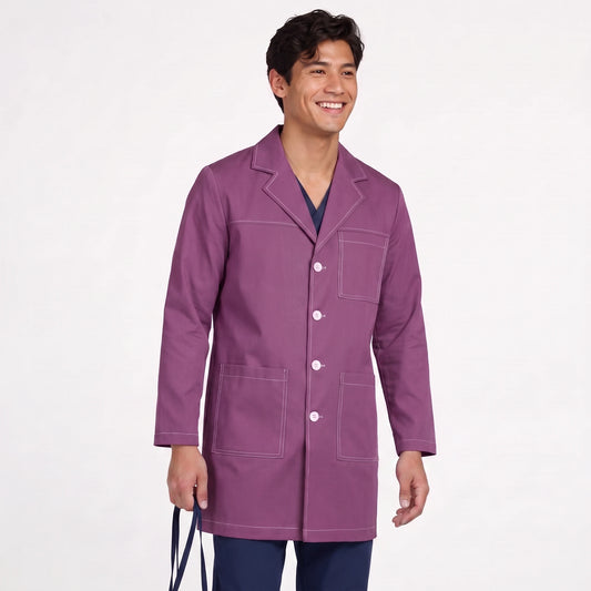 Bata Corta Pespunte Hombre | 3 Pockets
