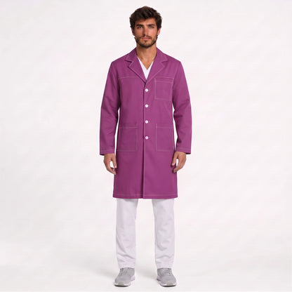 Bata Larga Pespunte Hombre | 3 Pockets