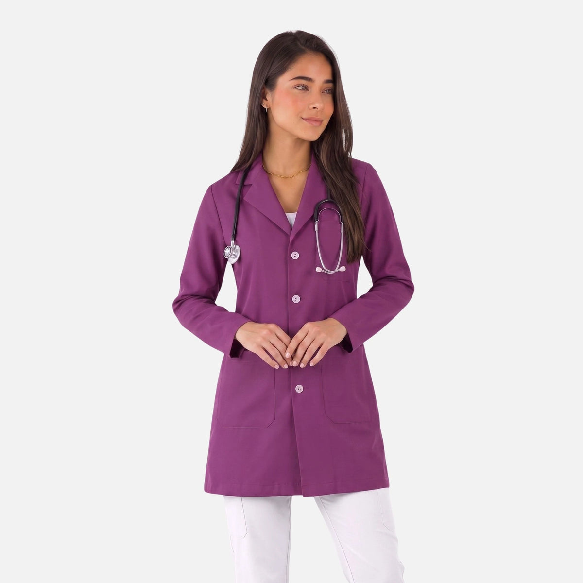 Bata Corta Essential Mujer | 3 Pockets