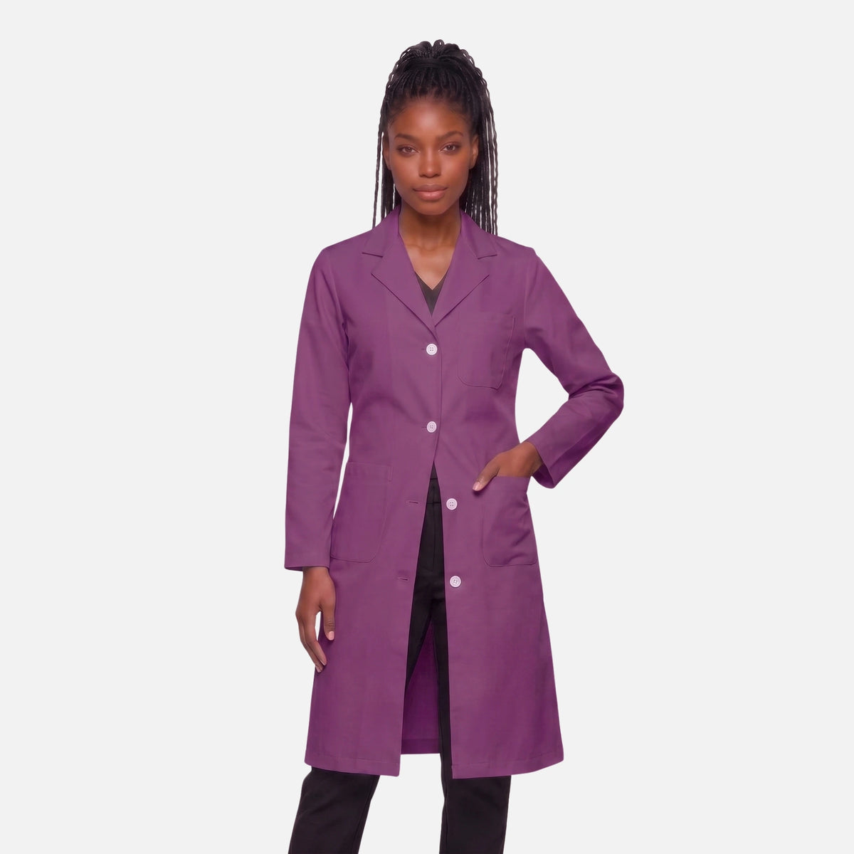 Bata Larga Essential Mujer | 3 Pockets