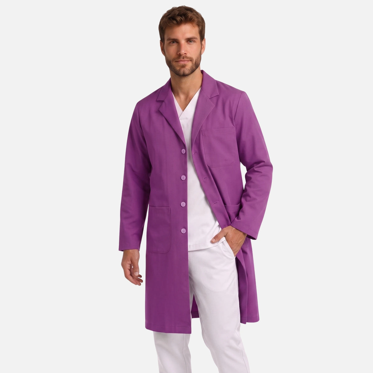 Bata Larga Essential Hombre | 3 Pockets