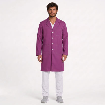 Bata Larga Pespunte Hombre | 3 Pockets