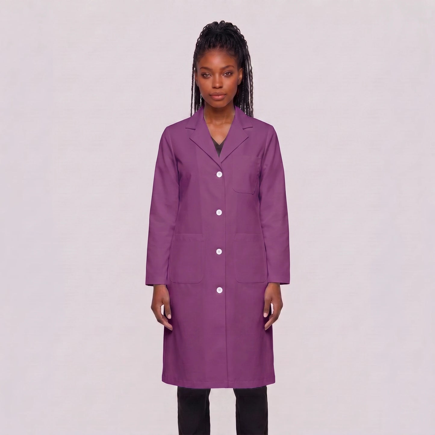 Bata Larga Essential Mujer | 3 Pockets