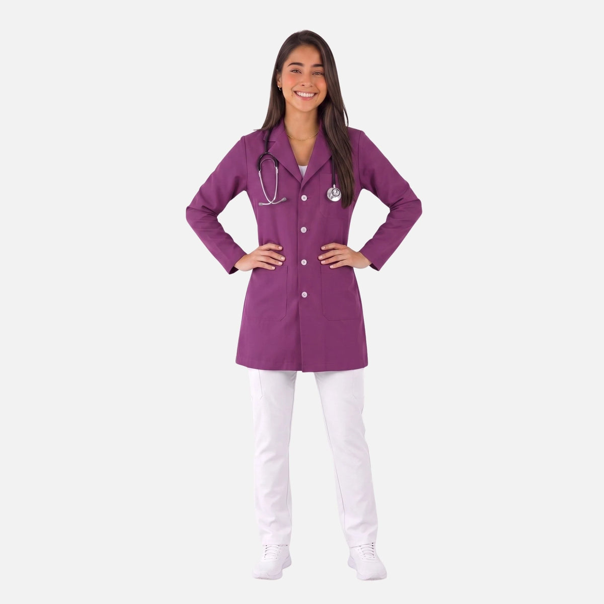 Bata Corta Essential Mujer | 3 Pockets