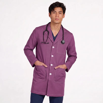 Bata Corta Pespunte Hombre | 3 Pockets