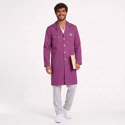 Bata Larga Pespunte Hombre | 3 Pockets