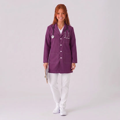 Bata Corta Pespunte Mujer | 3 Pockets
