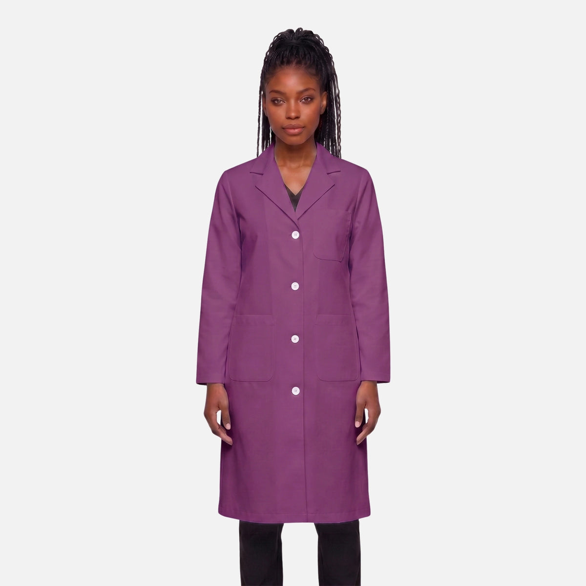 Bata Larga Essential Mujer | 3 Pockets