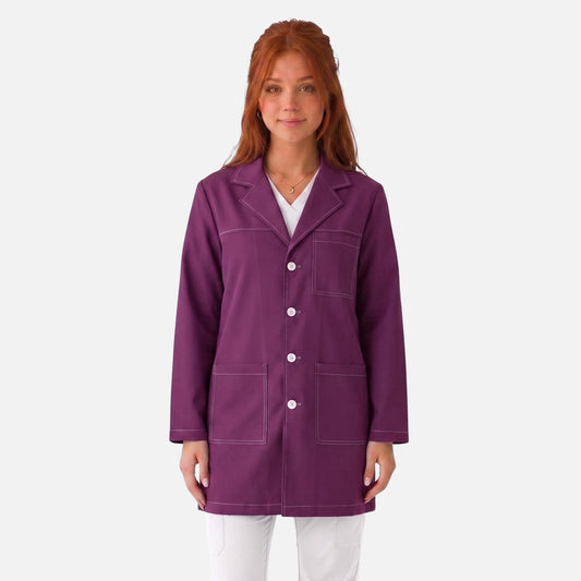 Bata Corta Pespunte Mujer | 3 Pockets