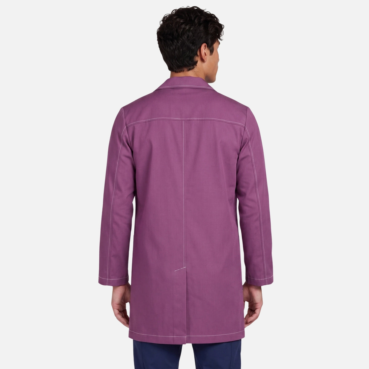 Bata Corta Pespunte Hombre | 3 Pockets